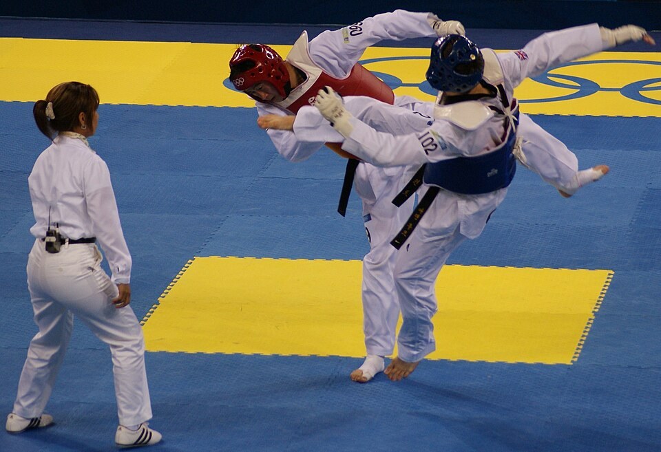 Taekwondo match