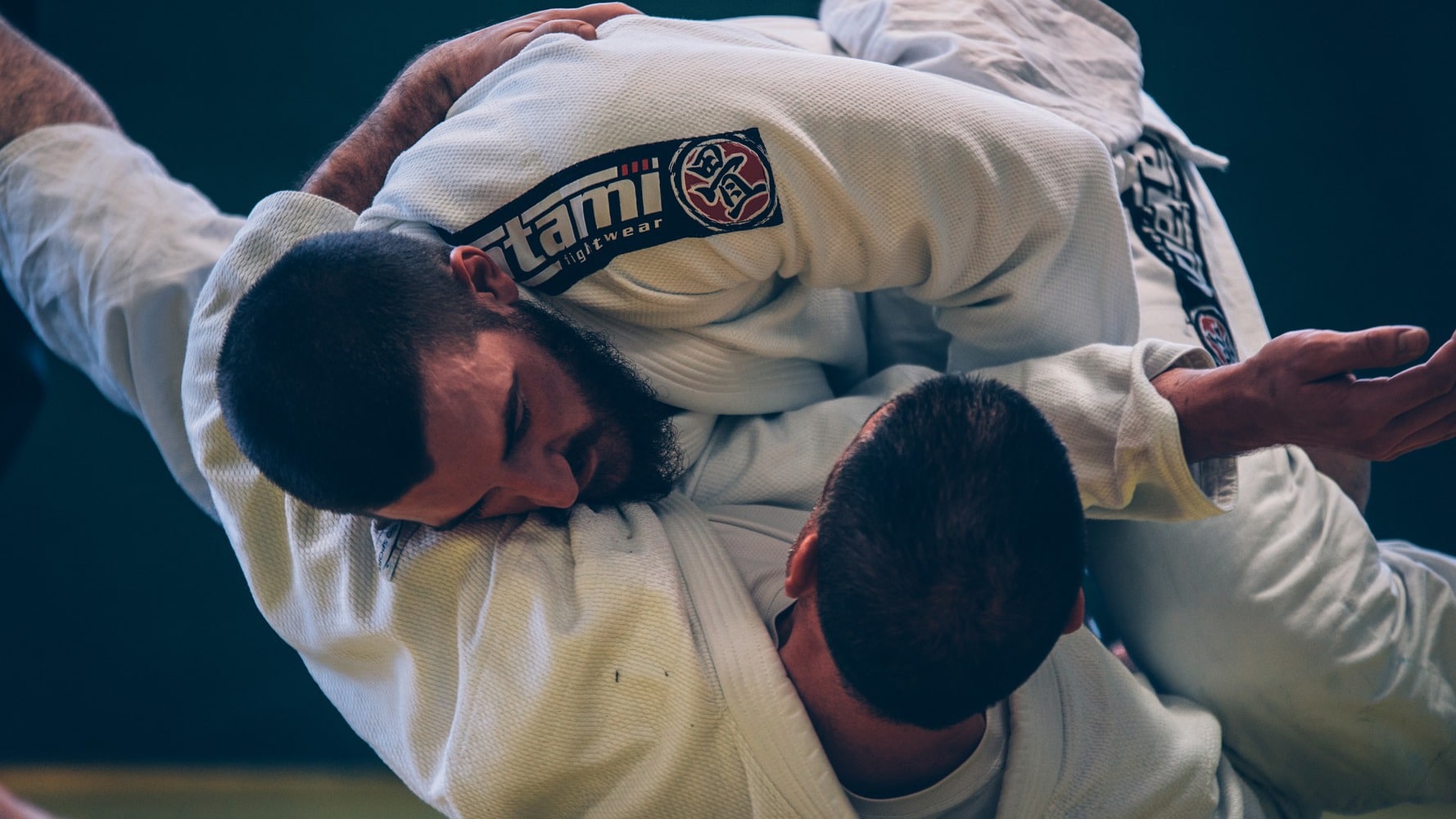 BJJ fighters in action