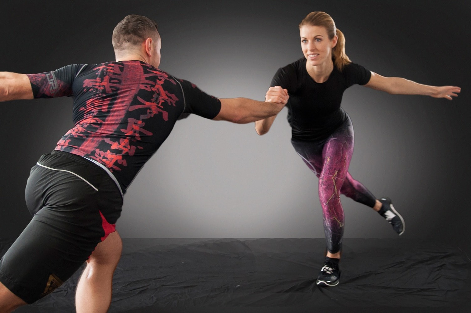 During training wearing rash guards